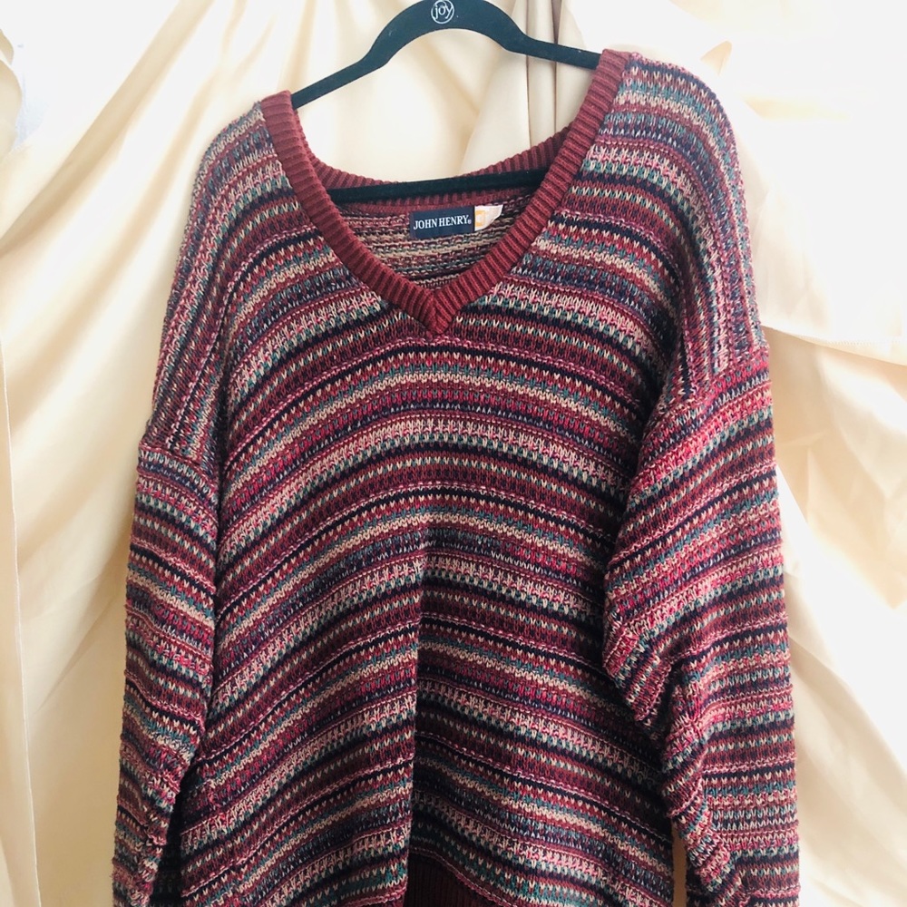 Vintage John Henry oversized sweater